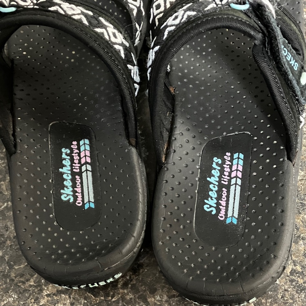 Skechers reggae trailway black sports sandals 11 - Picture 2 of 8